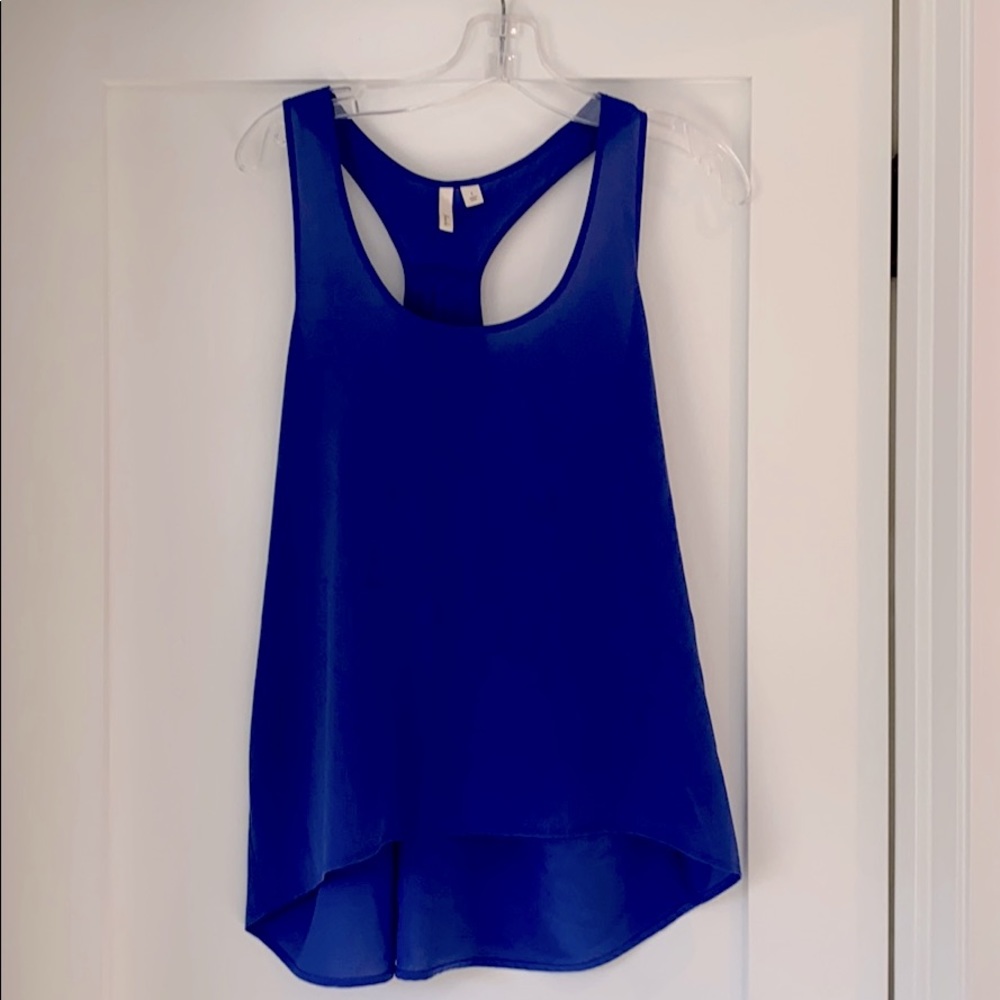 Purple racer back top